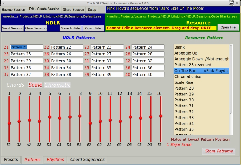 Pattern Page