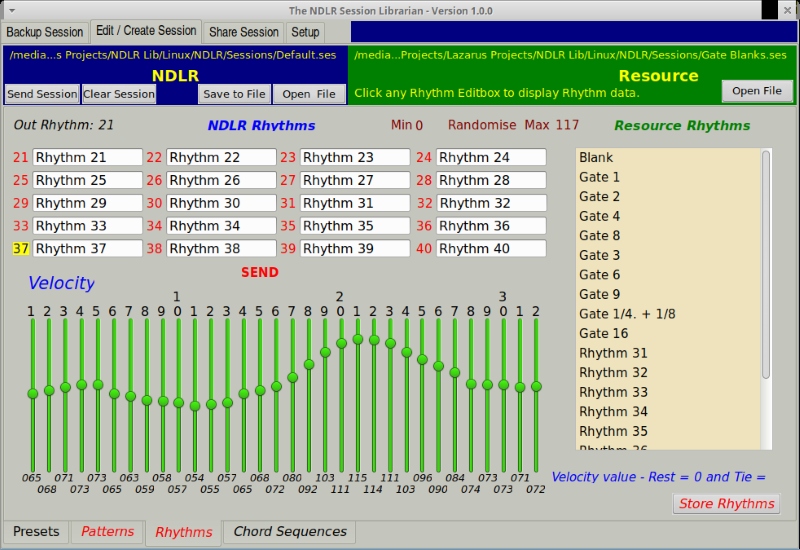 Rhythm Page